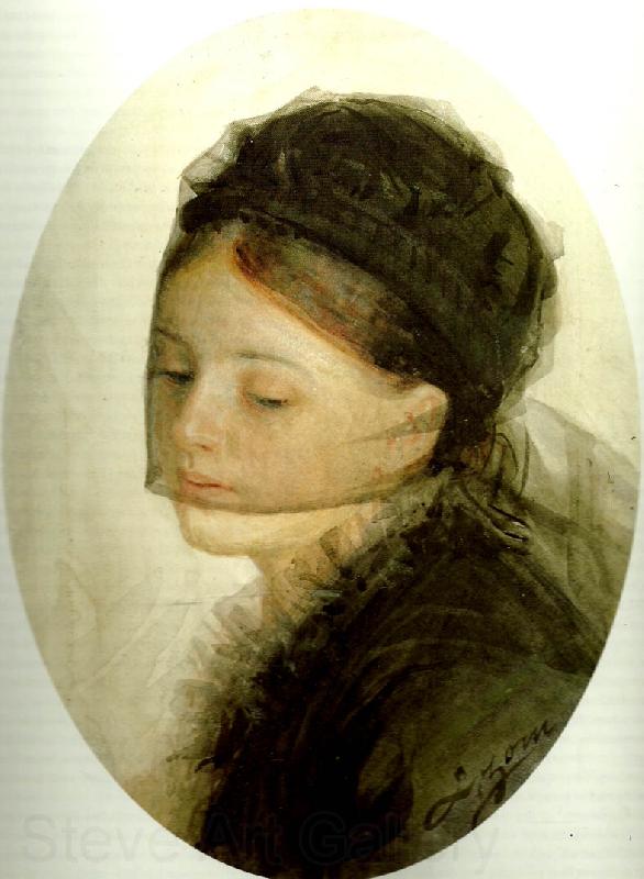 Anders Zorn kvinna France oil painting art